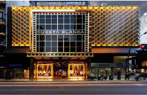 谷城门头设计与商业空间的纽带。