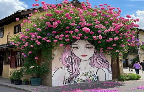 谷城怎么设计网红打卡墙绘