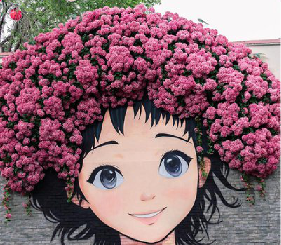 谷城墙体彩绘-网红墙打卡