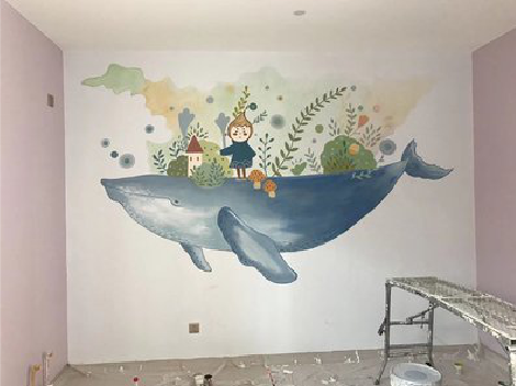 谷城手绘墙的特点及优势。